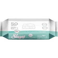 Sleepy Sensitive Vücut Temizleme Mendili 50'li
