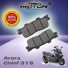Moton Arora Chinf 318 Uyumlu Arka Disk Fren Balatası - Yüksek Performans