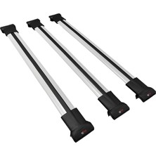 Ayrex Accessorypart Kia Sportage 2004-2009 Arası ile Uyumlu Fly Model Ara Atkı Tavan Barı Gri 3