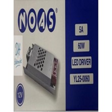 Noas LED Trafosu 12V 5A 60W