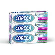 Ayrex Corega Tat Içermez Yapıştırıcı Krem 40G x 3 Adet