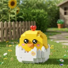 Alfa Brand LZ-8611 Loz Kabuklu Civciv 150 Parça Block Oyuncak Mini Poşet