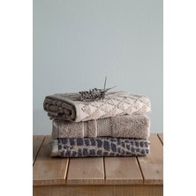 Apricitas Home Louis %100 Pamuk 3'lü Havlu Seti - 50*90 cm