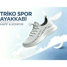 Leu Unisex Yürüyüş Hafif Triko Spor Ayakkabı