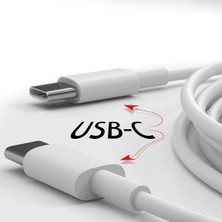 Alfa Brand Apple 15/15 Pro Type-C To Type-C Hasır Örgü Hızlı Şarj Kablosu (1m) BX40