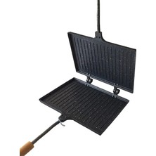 St. Morritz Metal Ocak Üstü Iç Dış Granit El Tost Makinesi