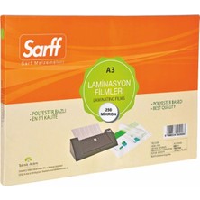 St. Morritz 250 Mikron Parlak A3 Pvc Laminasyon Filmi (50 Li Paket)