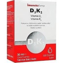 Imuneks Farma D3K2 Damla 30 ml