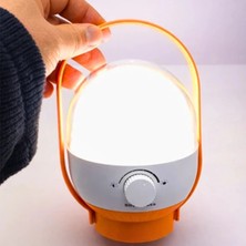 Alfa Brand 34 LED Kamp Lambası - Fener USB Şarjlı Ayarlanabilir Işık 4.8W - 2400MAH ST-5661 BX40