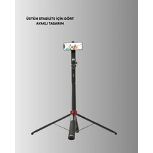 Alfa Brand Canlı Yayın ve Fotoğraf Için Tripodlu Telefon Tutucu