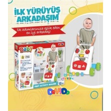 St. Morritz Ilk Adım Arabası Yürüyüş Arkadaşım Tekerlekli Yürüteç Araba Bultaklı Bebek Yürüme Yardımcısı