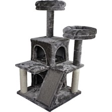 Csmo-Tex Tommy Çok Katlı Lüks  50X50X116 Evli Tırmalama Gri