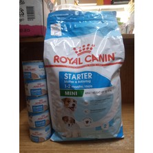 SY Royal Canin Mini Starter Yavru Köpek Kuru Maması 4 Kg+5 Adet Royal Canin Mini Starter  Yavru Köpek Konserve 195 Gram