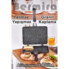 St. Morritz Granit Döküm Ocak Üstü El Tost Makinesi