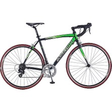 Salcano XRS066 Kaliper Fren 14 Vites 28 Jant Yol Yarış Bisikleti Siyah Yeşil Açık Sarı 48 cm