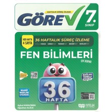 Nitelik Yayınları Nitelik 7.sınıf Görev Fen Bilimleri 36 Haftalık Çalışma Föyleri Maarif Model