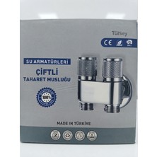 Taharet Musluğu Çift Çıkışlı