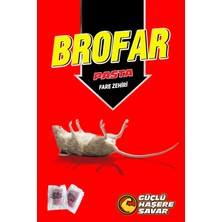 Volkan Ziraat Mühendislik Brofar 100GR Pasta Yem | Köstebek, Körfare, Fare, Tarla Sıçanı, Köstük ve Kösnü Için Köstebek Öldürücü Pasta Yem 100 gr