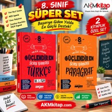 Akm Kitap Ankara Yayıncılık 8.sınıf Türkçe ve Paragraf Soru Bankası Seti 2 Kitap