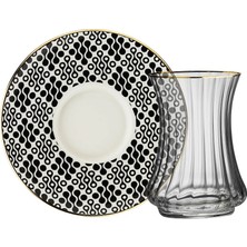 St. Morritz Sadro Moreo 1453 Pastel Optik 12 Parça Altı Kişilik Çay Seti 110 ml
