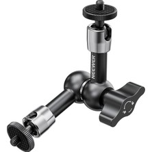 Ayrex Neewer ST15 Ayarlanabilir Sürtünme Kolu, Her Iki Uçta 6,35 mm Vida, Smallrig Kafesi, Flaş/