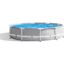 Ayrex Intex 26700NP Prizma Çerçevesi Havuz Siyah 26 Ft x 7600NP