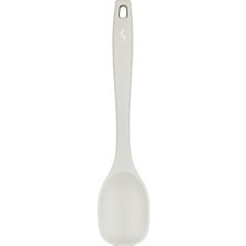 Lurch - Platin Silikon Yemek Kaşığı 28 cm Açık Gri - Yanmaz, Yapışmaz, Bükülmez, Çizmez, Tat ve Koku Bırakmaz - 240001