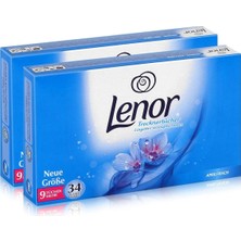 Ayrex Kurutma Bezleri Aprilfrisch 34 Bez - Kurutma Makinesinde Çamaşır Bakımı (2'li Paket)