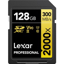Ayrex Lexar 128GB Professional 2000X Sdhc Uhs-Iı Cards, Up To 300MB/S Read 260MB/S Write C10 V90 U3