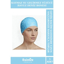 St. Morritz #bone Saç Korumalı Su Sızdırmaz Kaydırmaz Esnek Yapılı Profesyonel Unisex Yüzücü Deniz Havuz Bonesi