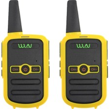 Ayrex Wln KD-C51 16 Kanal Ikili Telsiz Sarı Kasa