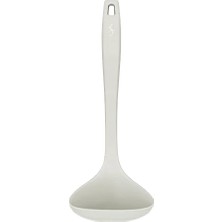 Lurch - Platin Silikon Çorba Kepçesi 28 cm Açık Gri -  Yanmaz, Yapışmaz, Bükülmez, Çizmez, Tat ve Koku Bırakmaz - 240012