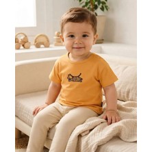 Tuffy Turuncu – Erkek Bebek Açık Oranj Süprem Tişört Rahat Kesim ve Minimal Desen