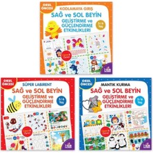 Senson Sağ-Sol Beyin Geliştirme Etkinlikleri Seti (3-6 Yaş)