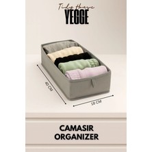 St. Morritz 2 Adet Çekmece ve Dolap Içi Düzenleyici, Raf Düzenleyici, 40X18X10 Çorap ve Çamaşır Organizer