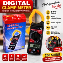 Efe Elektrik Digital Clamp Meter 266 Dijital Pens Ampermetre Avometre Akım Ölçer Multimetre