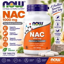 Now Foods N-Acetyl Cysteine (Na.c) 1,000 Mg, 120 Tablets