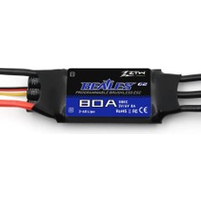 Ztw Beatles G2 80A Esc 32-Bit 2-6s (Sbec 5-6V 8A)
