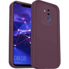 Zenviaa Huawei Mate 20 Lite Kılıf Viera Silikon - Mürdüm ZENVIAAC12