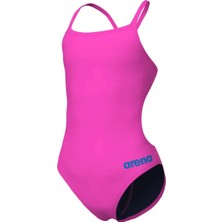 St. Morritz Team Swimsuit Challenge Solid Çocuk Pembe Yüzücü Mayosu 004765908
