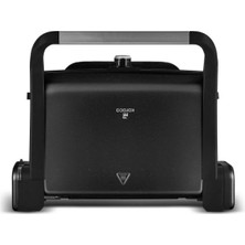 St. Morritz Gastro Diamond Antibakteriyel Tost Makinesi Shiny Black