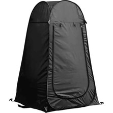 St. Morritz Otomatik Duş Wc Soyunma Çadırı, 150X150X190CM, Siyah, Kullanışlı ve Şık