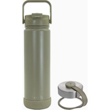 Loch Paslanmaz Çelik Termos Matara 650 ml Açık Yeşil