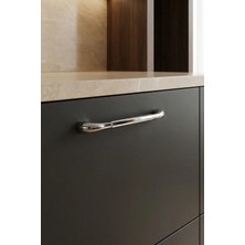Verona 160 mm Krom - Zamak Mobilya Kulbu – Dolap ve Çekmece Kulpu