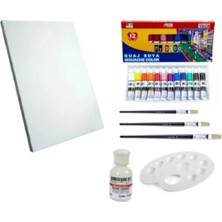 St. Morritz Südor Guaj Boya Seti 35X50 Tuval Seti 586258