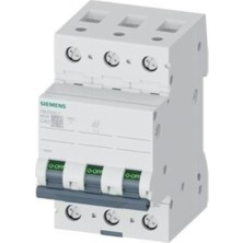 Siemens 5SL6306-7YA Otomatik Sigorta Classic C Tipi 6 Amper 3 Faz  6ka 70 mm