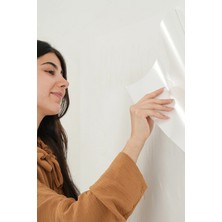 St. Morritz Beyaz 50X70CM Statik Yazı Tahtası Kalem Hediyeli