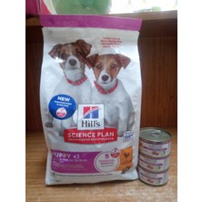 Hill's Sp Tavuklu Küçük ve Mini Irk Yavru Köpek Maması 1.5kg+3 Adet Mını Irk Kuzulu Lavital Yavru Köpek Pate Konserve