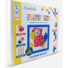 St. Morritz 27 I Çocuk Ahşap Çerçeveli Seramik Mozaik Set 20X20 cm