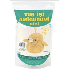 St. Morritz Mini Amigurumi Kiti Neşeli Civciv (Bitmiş Ebat 7 Cm) Tüm Malzemeleri Ile Birlikte